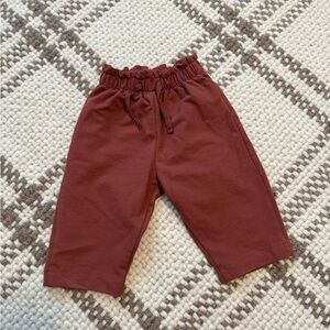 Zara paper bag Pants Clay